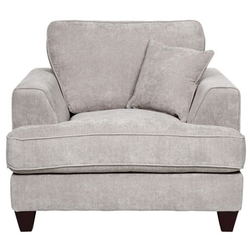 Image of Hampton Fabric Chair, Light Grey