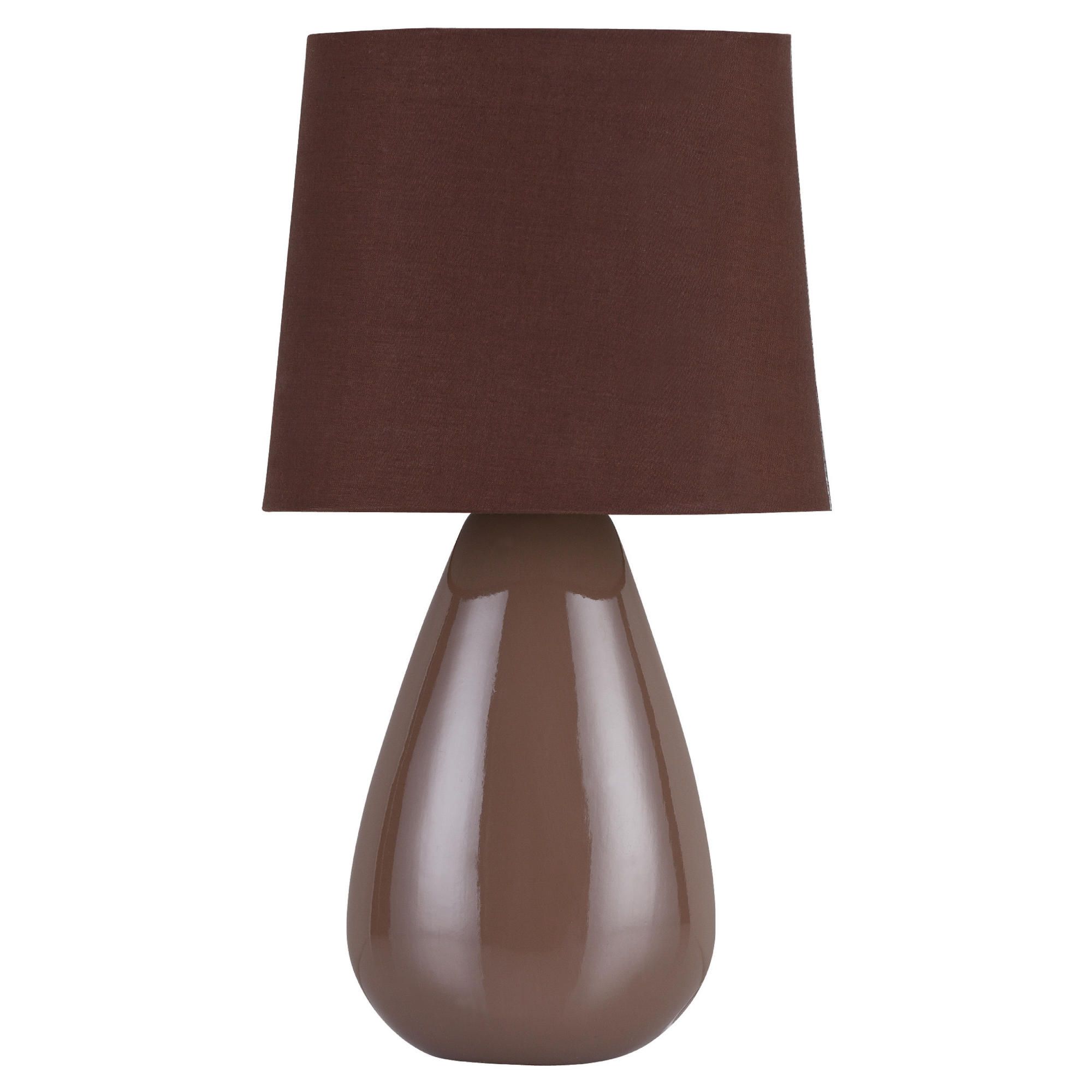 Tesco Lighting Chloe Ceramic Table Lamp Mocha
