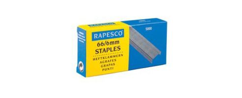 Image of Rapesco Staples 8mm 66/8mm Pack Of 5000