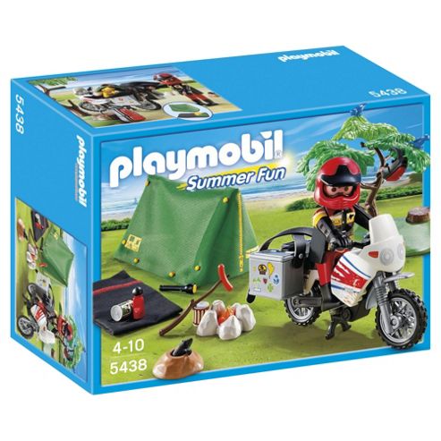 Image of Playmobil Biker At Camp Site