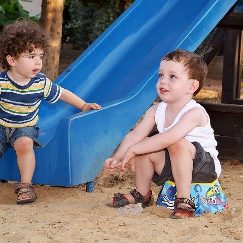 Image of Comfydo Disposable And Foldable Potty-on-the-go Ocean Blue