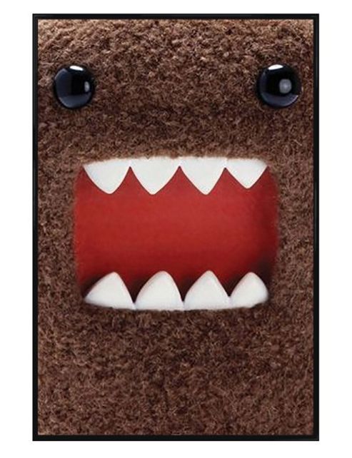 Image of Domo Gloss Black Framed Extreme Close Up Poster
