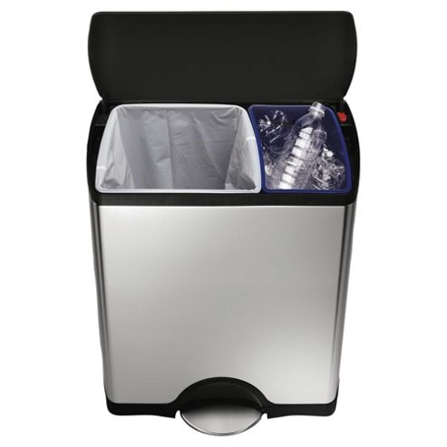 Image of Simplehuman 46 Litre Recycling Kitchen Bin
