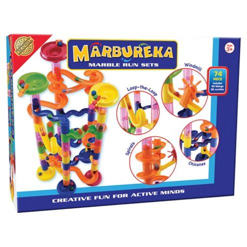 Image of Marbureka 74 Piece Marble Run Set