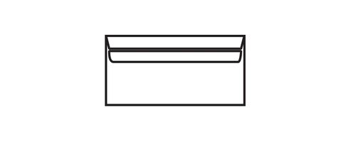 Image of Evolve Dl Recycled Envelope White Self-seal 90gsm White Self-seal Pack Of 1000 Rd7882