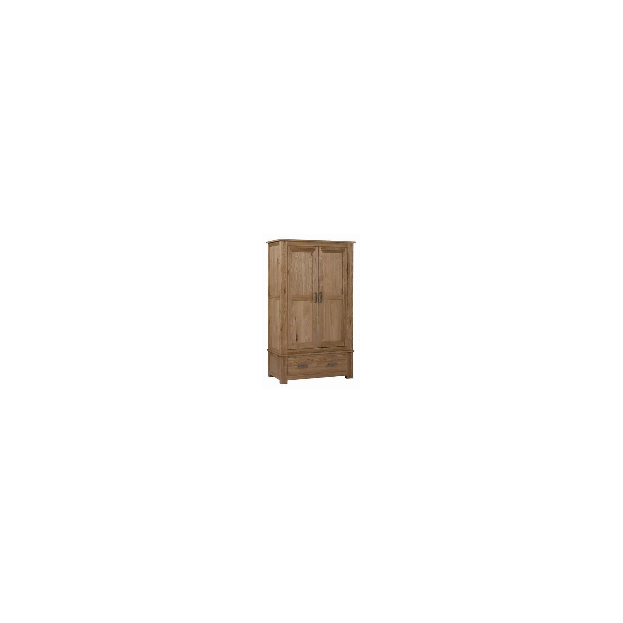 Kelburn Furniture Lyon Gents Wardrobe in Light Oak Matt Lacquer at Tesco Direct