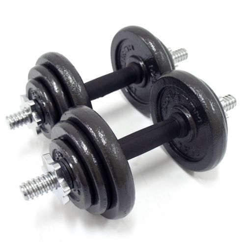 Image of Bodymax Deluxe 25kg Hammertone Dumbbell Kit