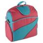 SitNSee - Stadium Booster Seat/Back Pack - Turquoise Blue/Bright Pink