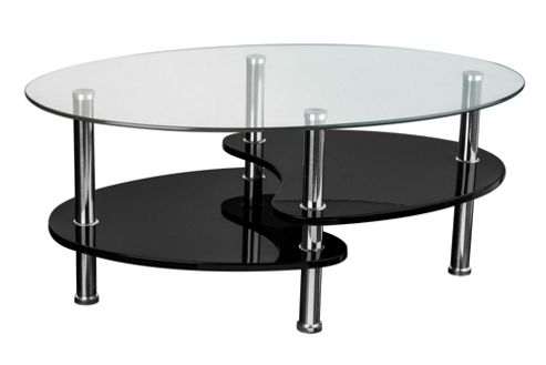 Image of Premier Housewares Coffee Table - Black High Gloss