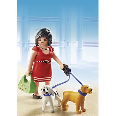 Image of Playmobil - Woman With Puppies 5490