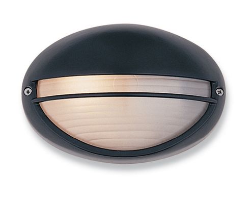Image of Firstlight Streamline Half Moon Outdoor Wall Lantern - Large / 100w E27