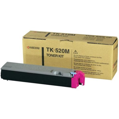 Image of Kyocera Tk-520m Magenta (yield 4000 Pages) Toner Cartridge For Fs-c5025n/5015n Printers