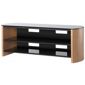 Light Oak Real Wood Veneer TV Stand for screens up to 60 inch