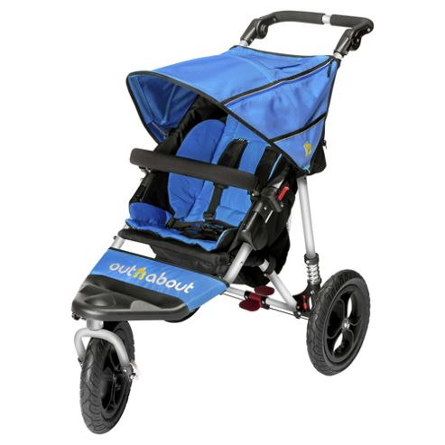 Image of Out N About Nipper Single Pushchair V4, Lagoon Blue