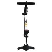 Via Velo Floor Pump with Guage 5 in 1 nozzle