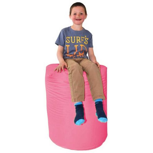 Image of Valufurniture Large Barrel Pink Bean Bag
