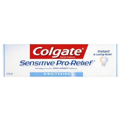 Image of Colgate Sensitive Pro Relief + Whitening Toothpaste 75ml