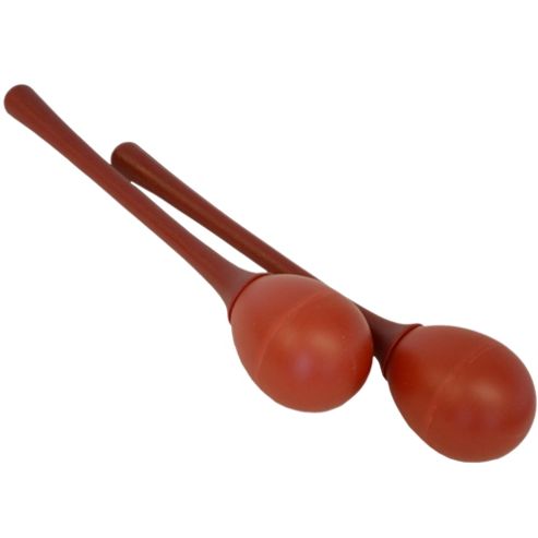 Image of A-star Long Handle Egg Maracas - Orange