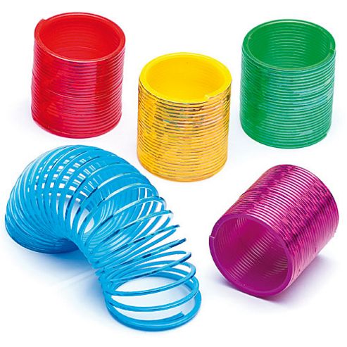 Image of Holographic Springs - Pack Of 8 Children Kids Toy