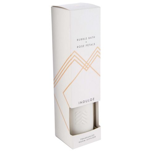 Image of Tesco Indulge Reed Diffuser, Bubble Bath And Rose Petal