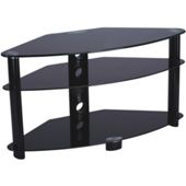 Iconic Black TV Stand with Black Legs for up 42 inch