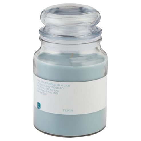Image of Tesco Jar Candle, Pure Spa