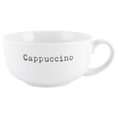 Image of Tesco Cappuccino Embossed Mug, Single
