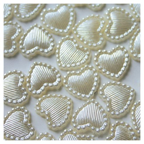 Image of White Heart Pearls 5 Pack