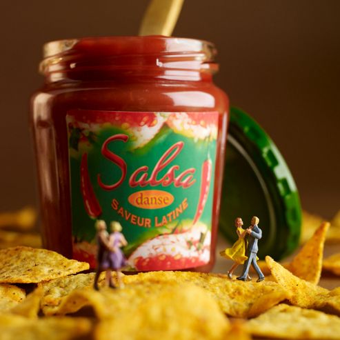 Image of Holy Mackerel Strictly Salsa Greetings Card