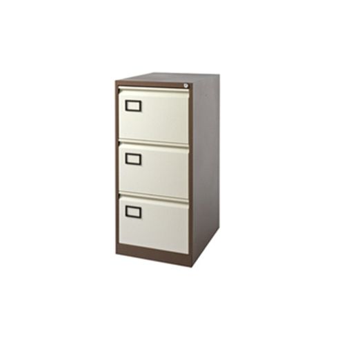 Image of Jemini 3-drawer Filing Cabinet Coffee/cream