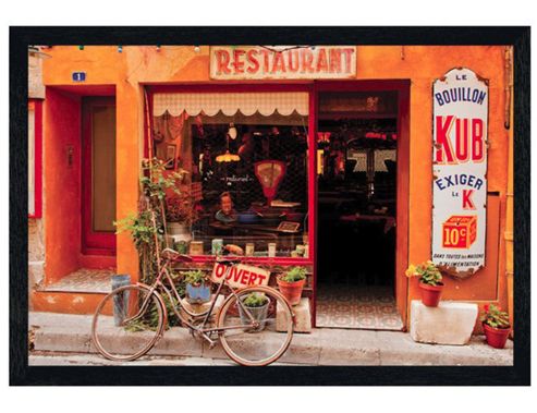 Image of Tom Mackie Black Wooden Framed Saint Remy Poster