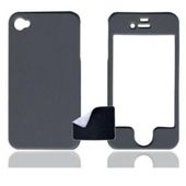 Apple iPhone 4, 4S S U-bop ShadowSHELL Rubberised Case Charcoal Grey