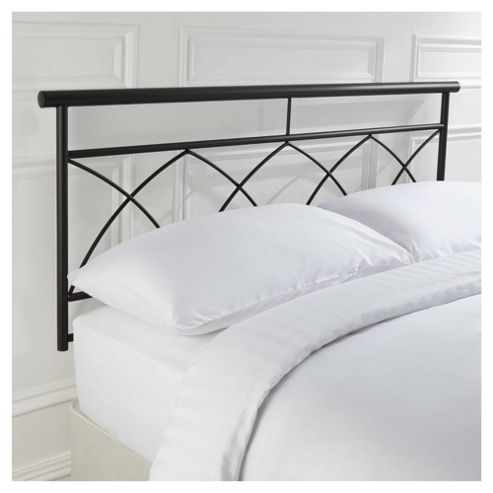 Image of Seetall Dorset Headboard Black Double