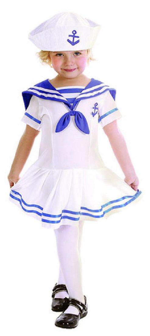 Image of Sailor Girl - Toddler Costume 2-3 Years