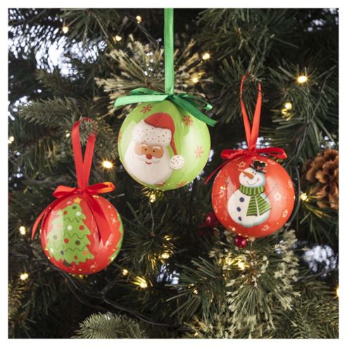 Image of Decoupage Santa And Snowman Set, 14 Piece