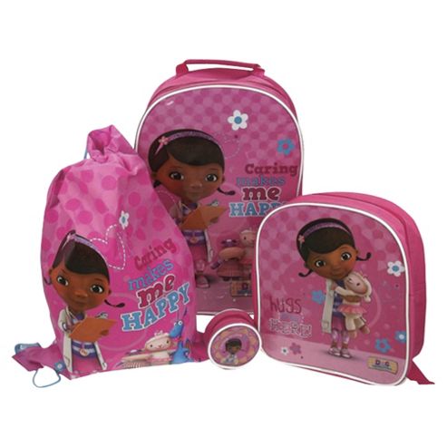 Image of Disney Doc Mcstuffins 4-piece Kids' Luggage Set