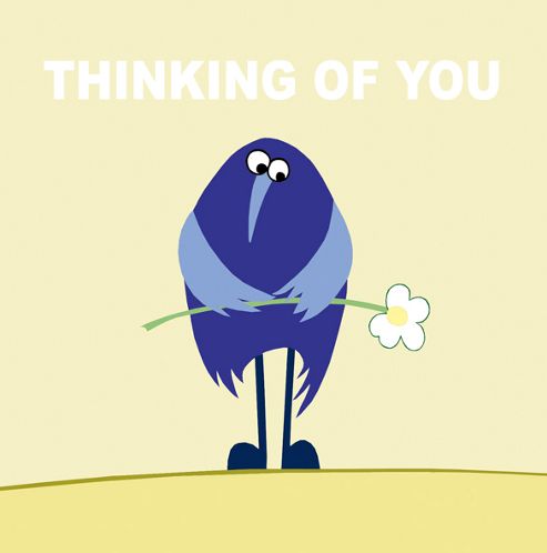 Image of Holy Mackerel Greetings Card- Thinking Of You