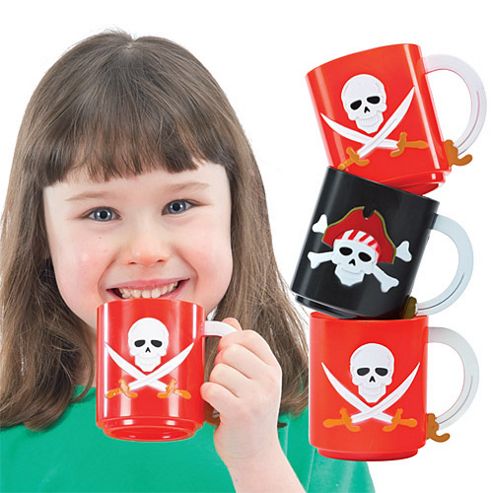 Image of Pirate Mugs (pack Of 4)