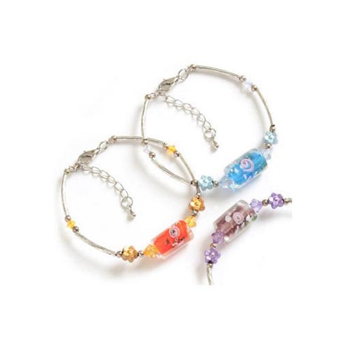 Image of Flower Bead Bracelet