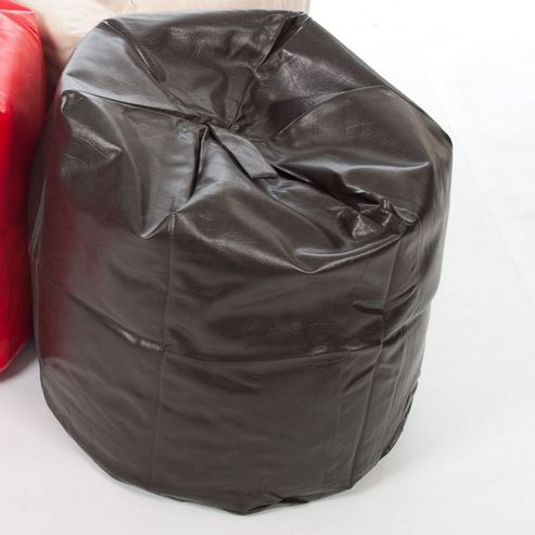 Image of Kaikoo Bean Bag - Leather Brown