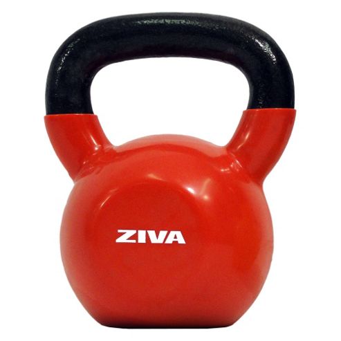 Image of Ziva 20kg Kettlebell - Cast Iron Vinyl Coated Red