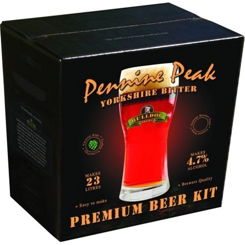 Image of Bulldog Home Brew Beer Kit - Pennine Peak - Yorkshire Bitter - 40 Pints