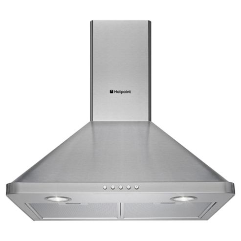 Image of Hotpoint Hhp7.5cm, 70cm, Chimney Hood, Inox
