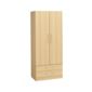 Ideal Furniture Alaska 2 Drawer Wardrobe