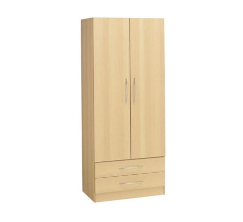 Image of Ideal Furniture Alaska 2 Drawer Wardrobe