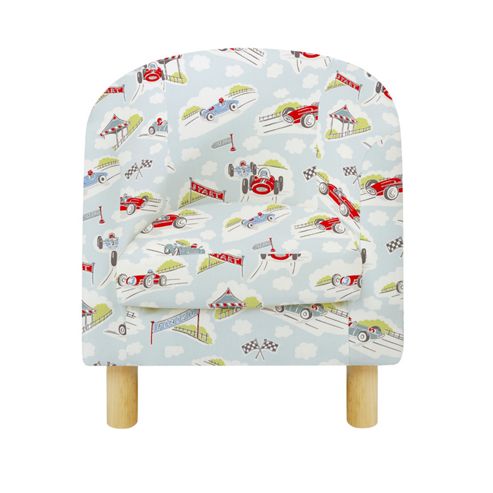 Image of Children's Tub Chair - Classic Racing Cars
