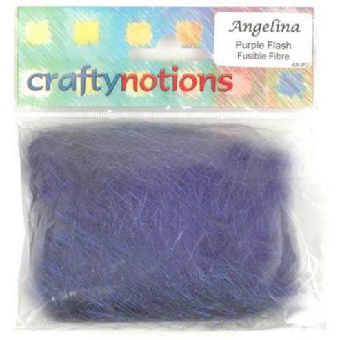 Image of Angelina Fusible Fibre - Purple Flash