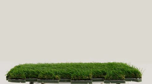 Image of Artificial Grass Tiles 40mm - Eva Backed Interlocking Portable Play Mat
