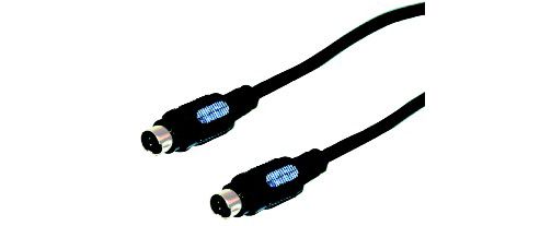 Image of Nikkai 4 Pin Mini Din Svhs S-video Video Cable Lead 3m