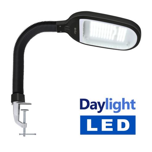 Image of Minisun Adjustable Clamp-on Daylight Led Table Lamp In Black